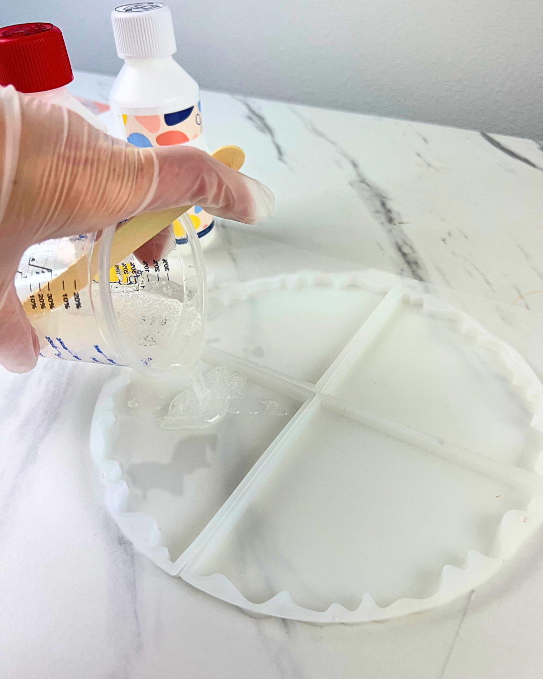 DIY Wavy Edge Floral Resin Coaster Kit