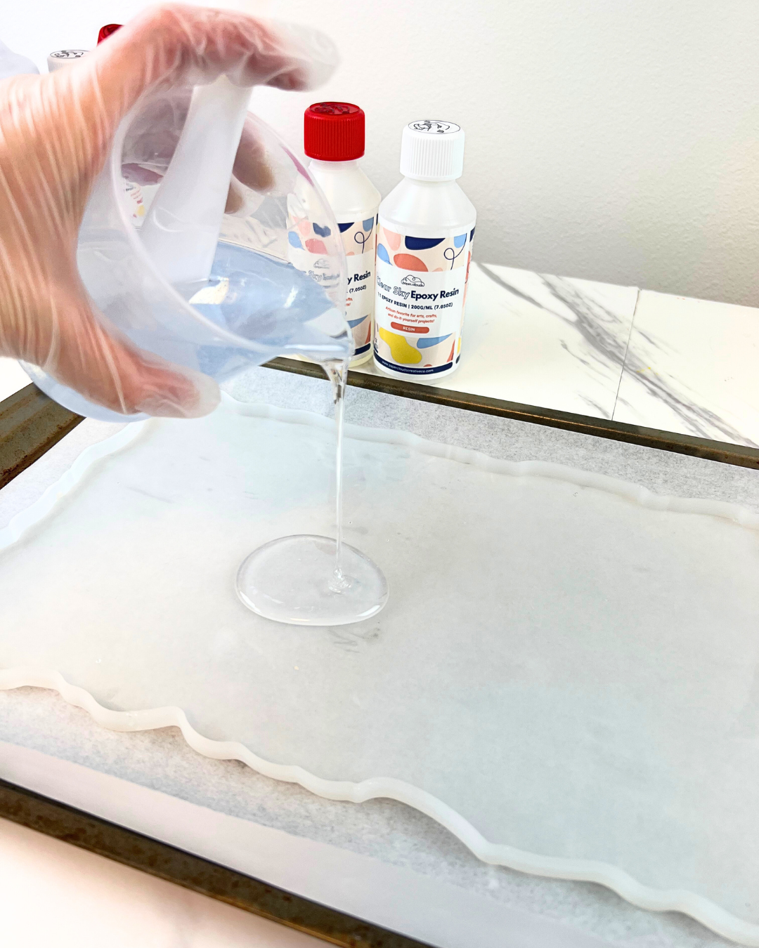 DIY Large Resin Vanity Tray Kit