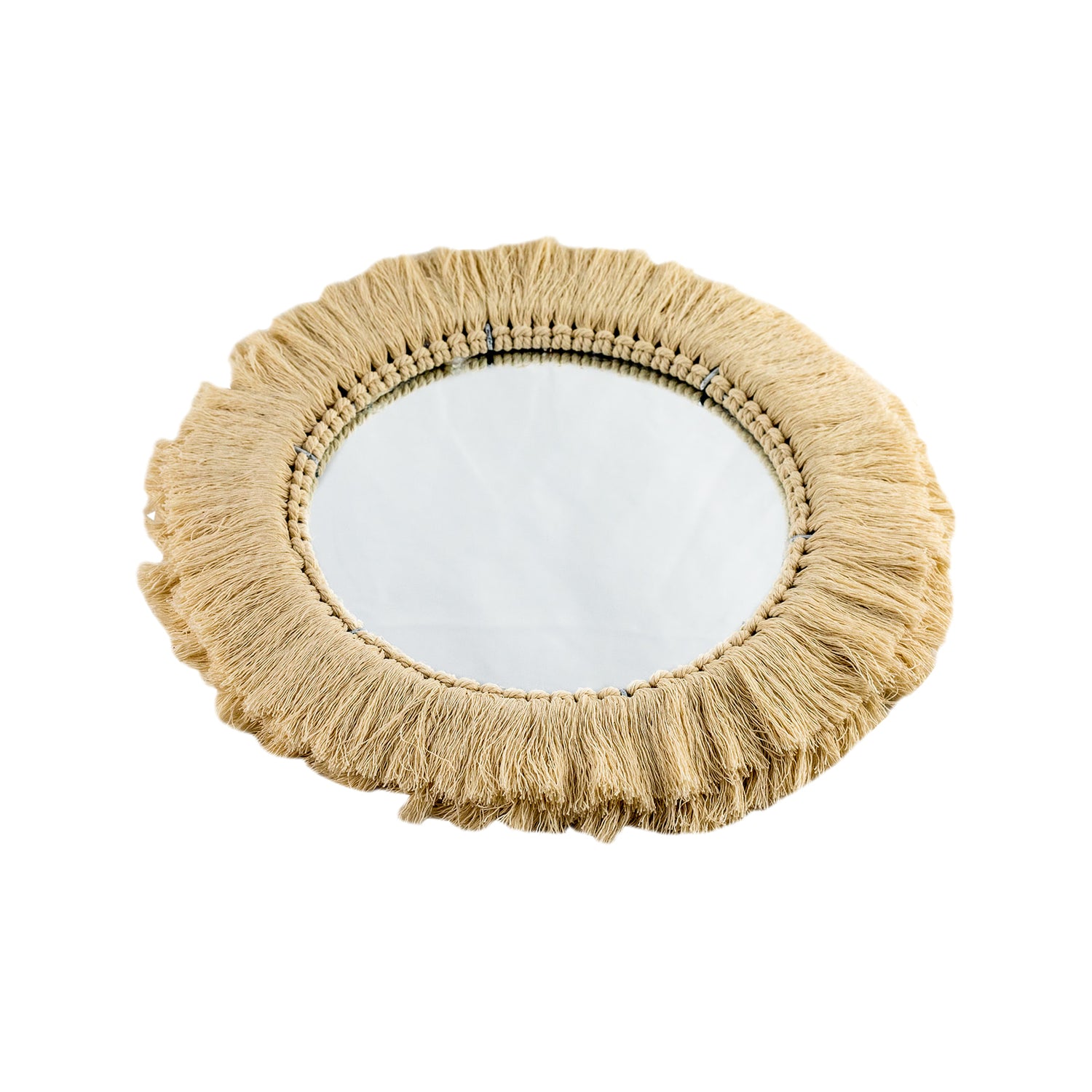 Boho Macrame Mirror