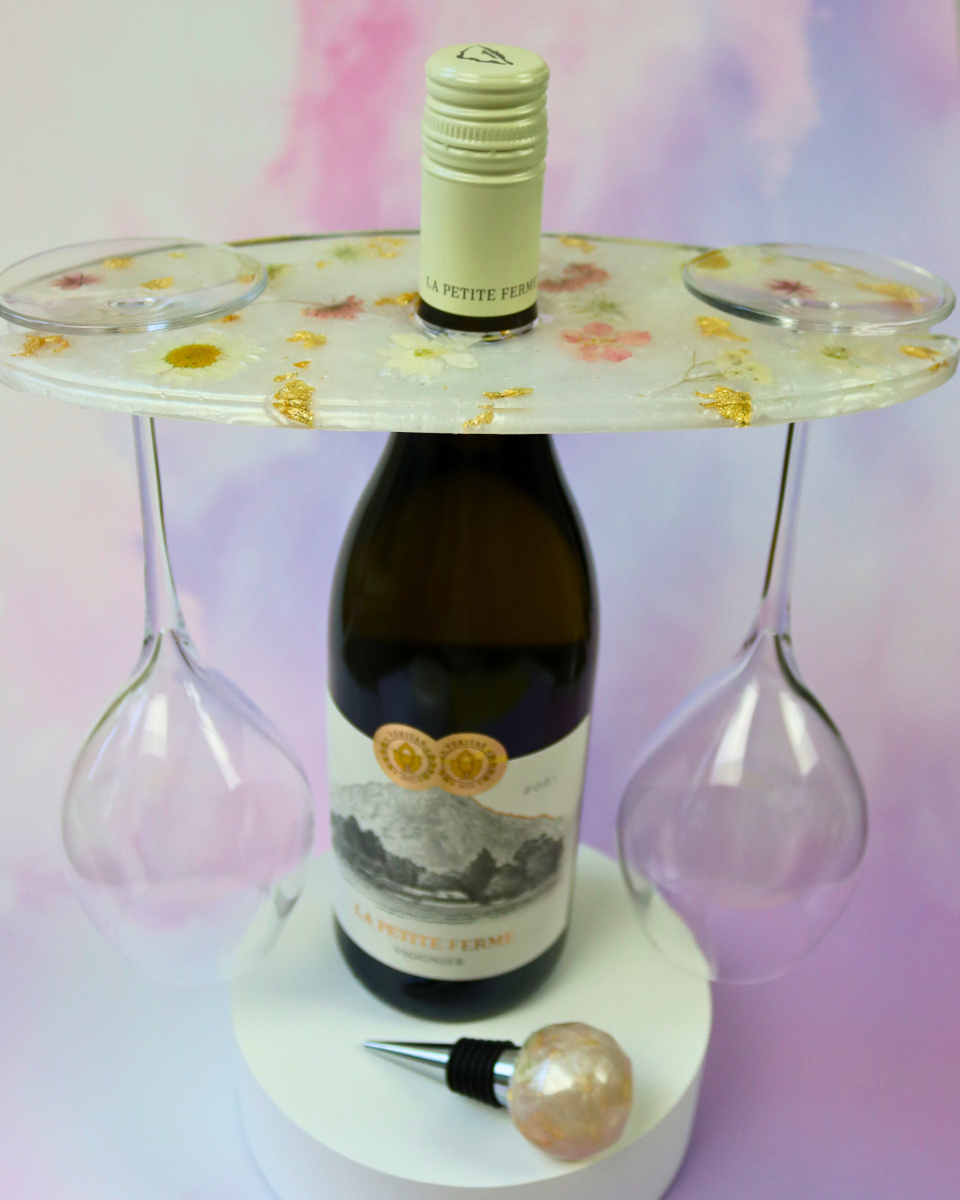 DIY Resin Accessory Kit - Wine Glass Holder, Coasters, and Wine Stopper