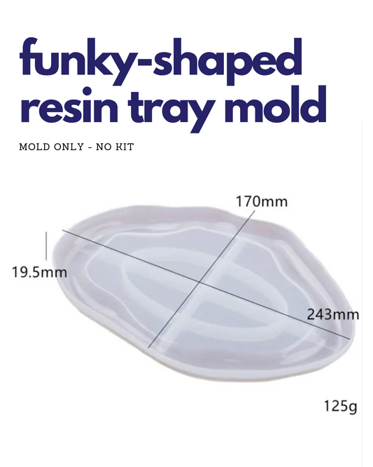 Funky-Shaped Resin Tray Mold (Mold Only)