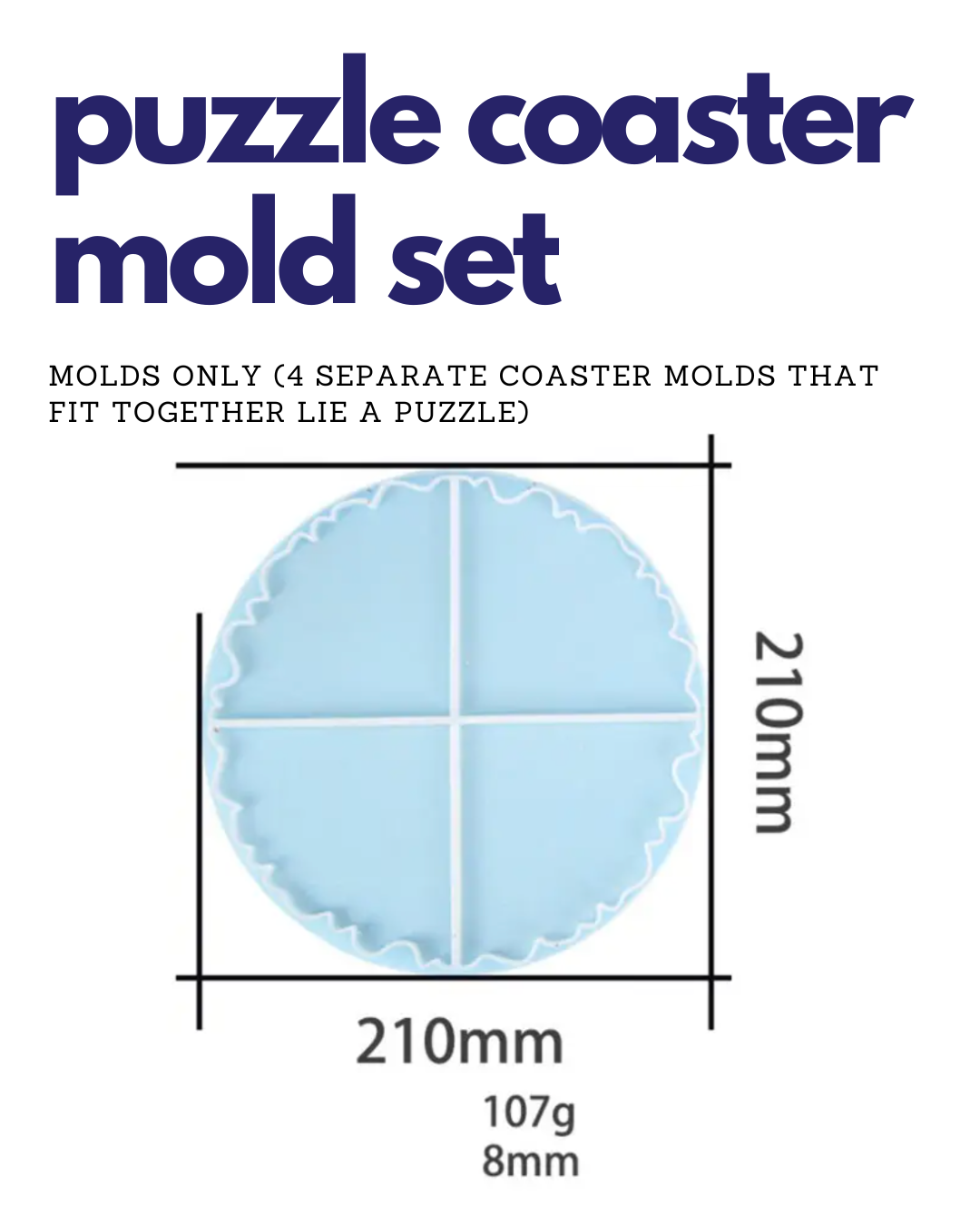 Puzzle Coaster Molds