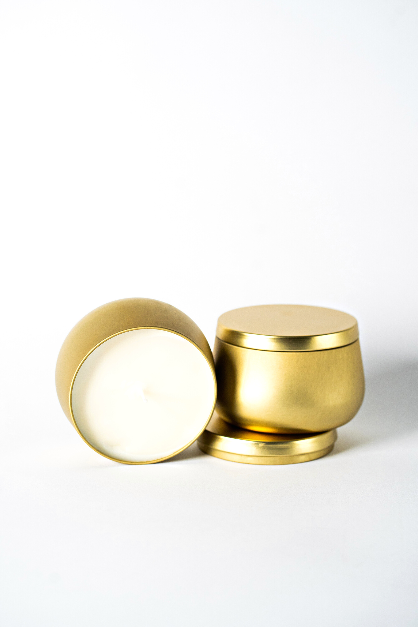 ~HOLIDAY EDITION~ Organic Soy Candles Kit (2 Gold Tin Candles)